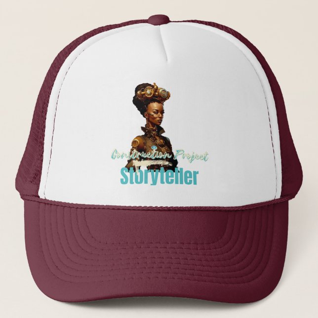 Casquette Projet de construction Storteller Trucker Chapeau (Devant)