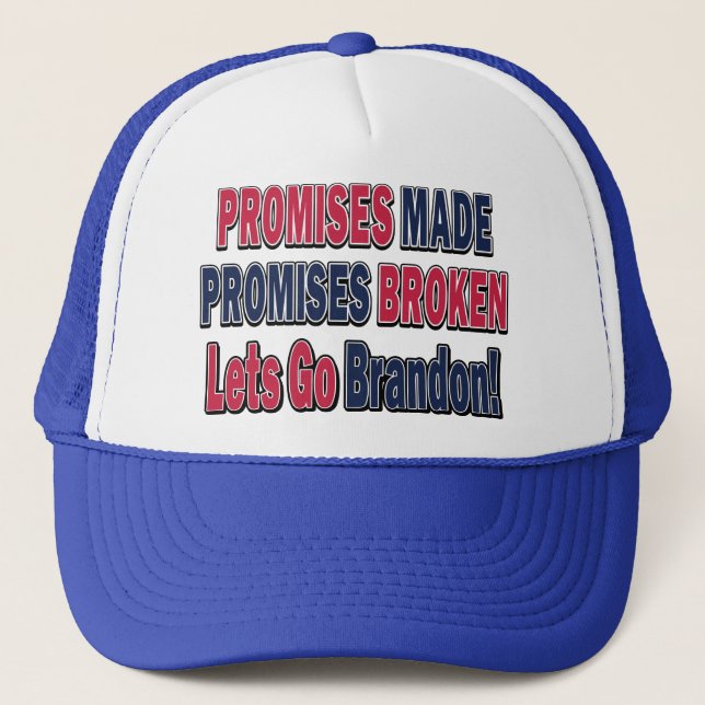 Casquette Promesses-Tenues-Allons-Brandon (Devant)