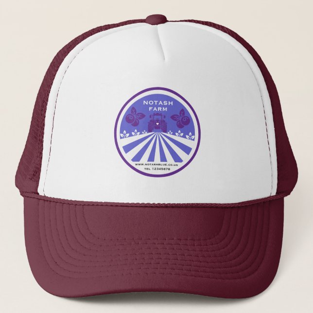 Casquette Promotion U-Pick Blueberry Farm (Devant)