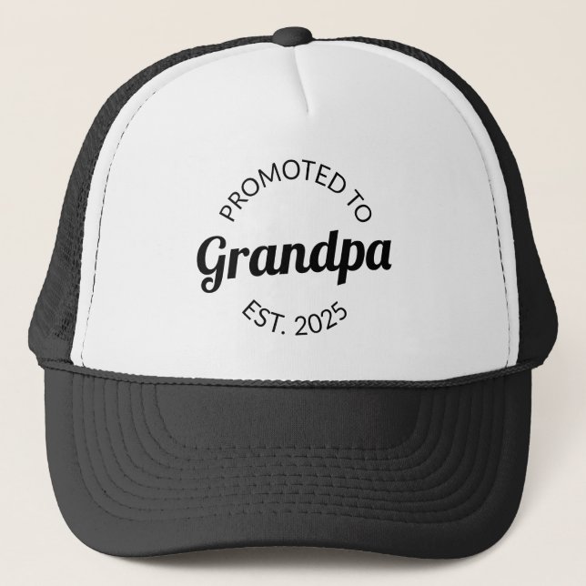 Casquette Promu À Grand-Père Est. 2025 I (Devant)