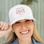 Casquette Promu à Tante EST 2025 | Nouveau cadeau de tante<br><div class="desc">Célébrez la promotion excitante à tante avec ce chapeau de camionneur élégant "Promoted to Tante EST 2025"! Doté d'une palette de couleurs pastel et d'un design textuel audacieux, il est l'accessoire idéal pour annoncer votre nouveau titre lors de baby showers, de réunions de famille ou d'une décontractée tenue quotidienne. Fait...</div>