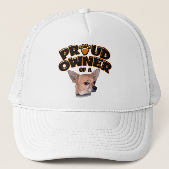 Casquette Propriétaire fier d'un chiwawa (Devant)