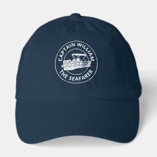 Casquette Propriétaires de bateau ponton personnalisé style