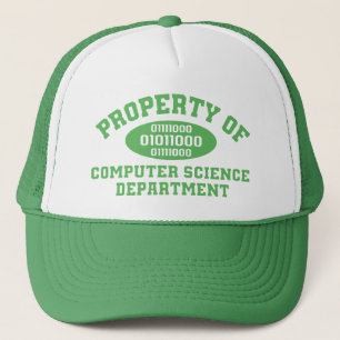 Casquette Propriété de département d'informatique (vert)