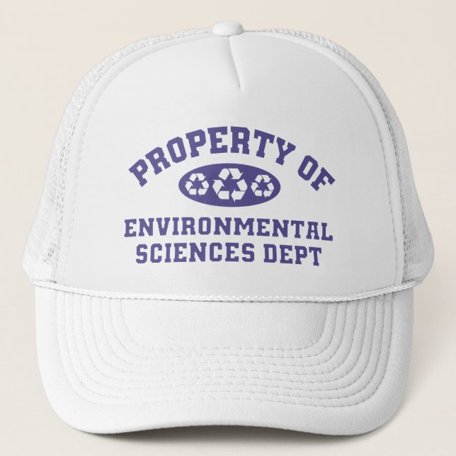 Casquette Propriété De La Science De l'environnement (violet (Devant)