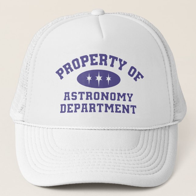 Casquette Propriété Du Département D'Astronomie (Devant)