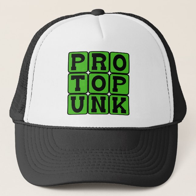 Casquette Protopunk, Genre musical (Devant)