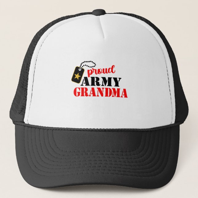 Casquette Proud Army Grandma (Devant)