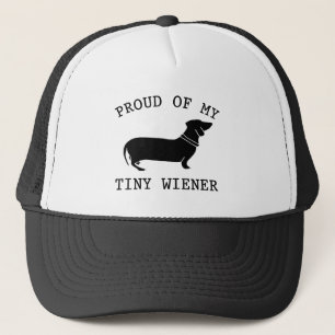 Casquette Proud of my Tiny Wiener Funny Dachshund Quote