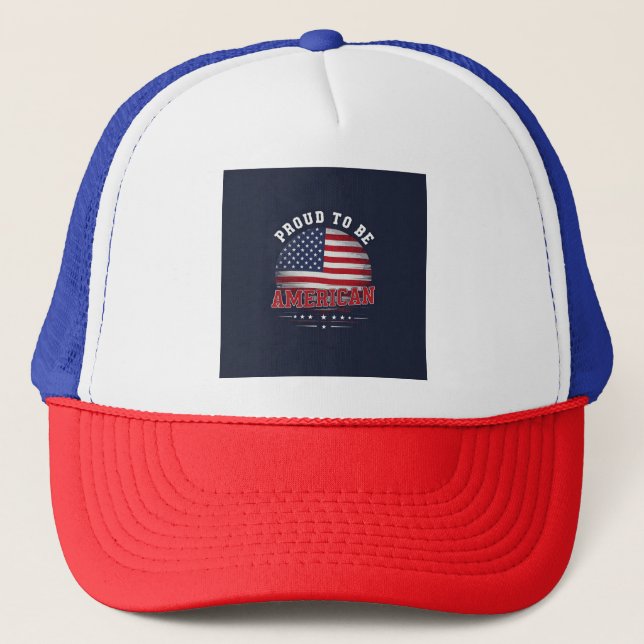 Casquette Proud to be American (Devant)