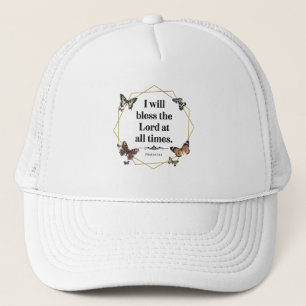 Casquette Psaume 34 1 Citation verbale de la Bible chrétien