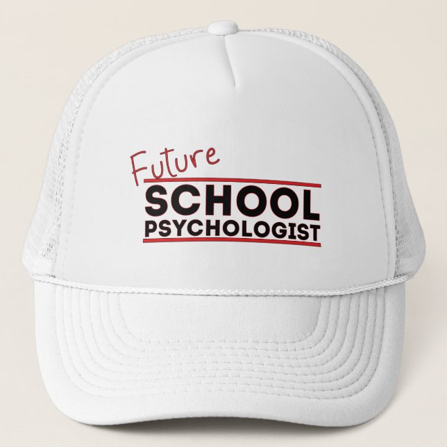 Casquette Psychologue scolaire du futur (Devant)