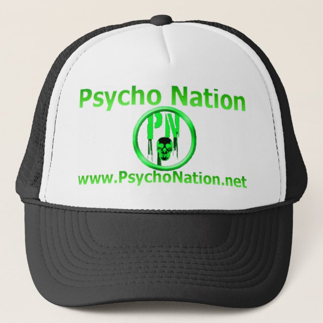 Casquette psychopathe de nation (Devant)