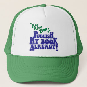 Casquette Publier mon livre Big New York Slogan Design