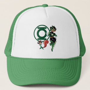 Casquette Puce et Lanterne verte