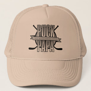 Casquette Puck Papa (Papa de hockey)
