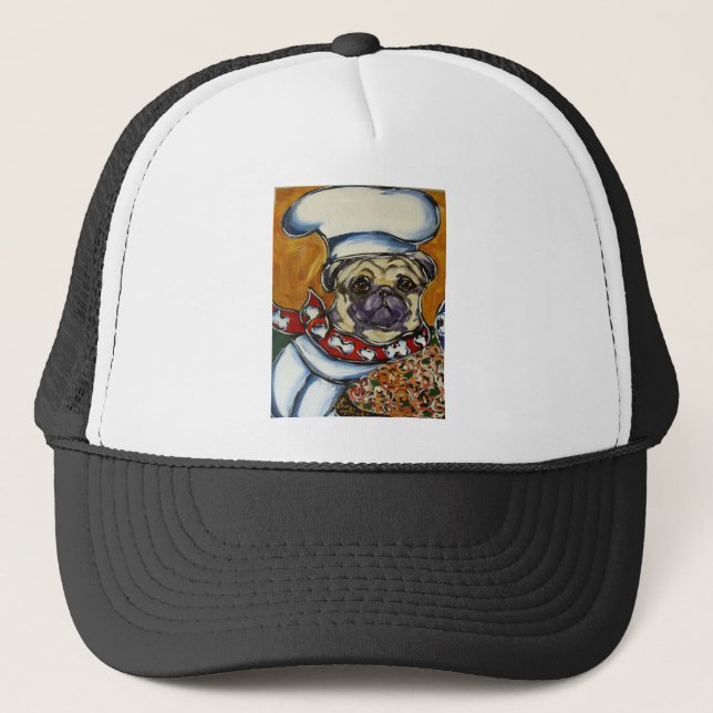 Casquette Pug Chef (Devant)