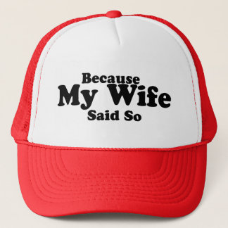 Casquette Puisque mon épouse a dit ainsi