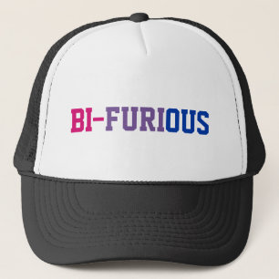 Casquette Puissance bisexuelle LGBT "Bi-Furieux"