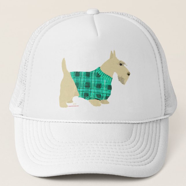 Casquette Pullover pour Scottish Terrier roux (Devant)