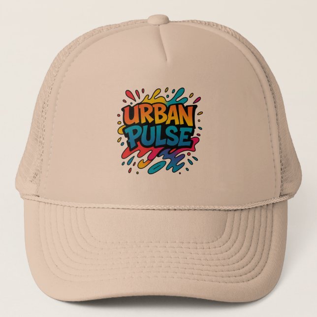 Casquette Pulse urbaine - Street Art Tee (Devant)