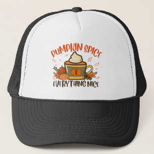 Casquette Pumpkin Spice And Everything Nice Fall Halloween  