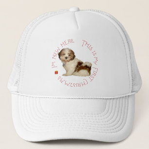 Casquette Puppy Shih Tzu Premier Noël