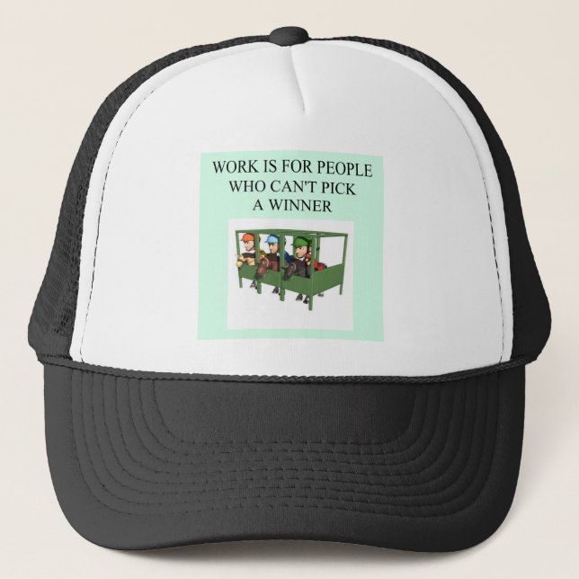 Casquette pur sang emballant des amants (Devant)