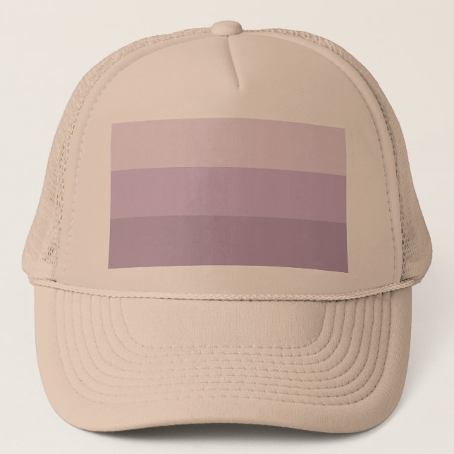Casquette Purple Ombre rayé (Devant)