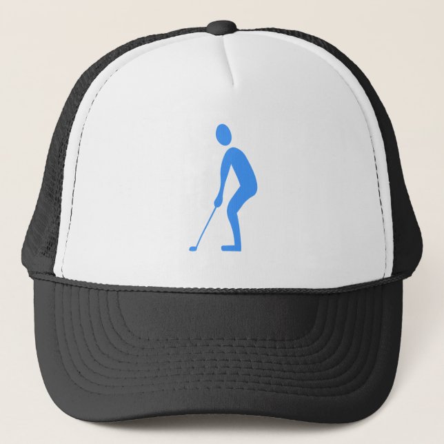 Casquette Putting - Bleu Bébé (Devant)
