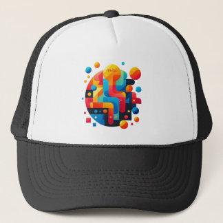 Casquette Puzzle Abstrait