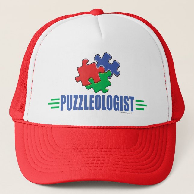 Casquette Puzzle amusant (Devant)