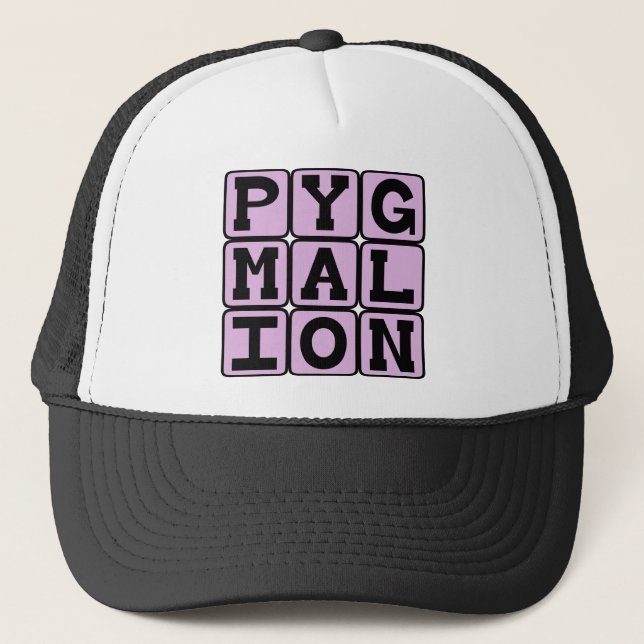 Casquette Pygmalion, pièce de Shaw (Devant)