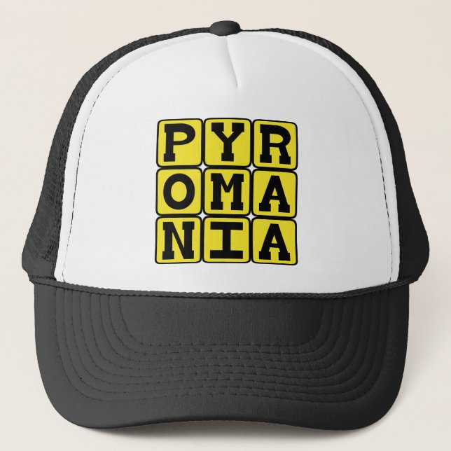 Casquette Pyromanie, Pyromane (Devant)