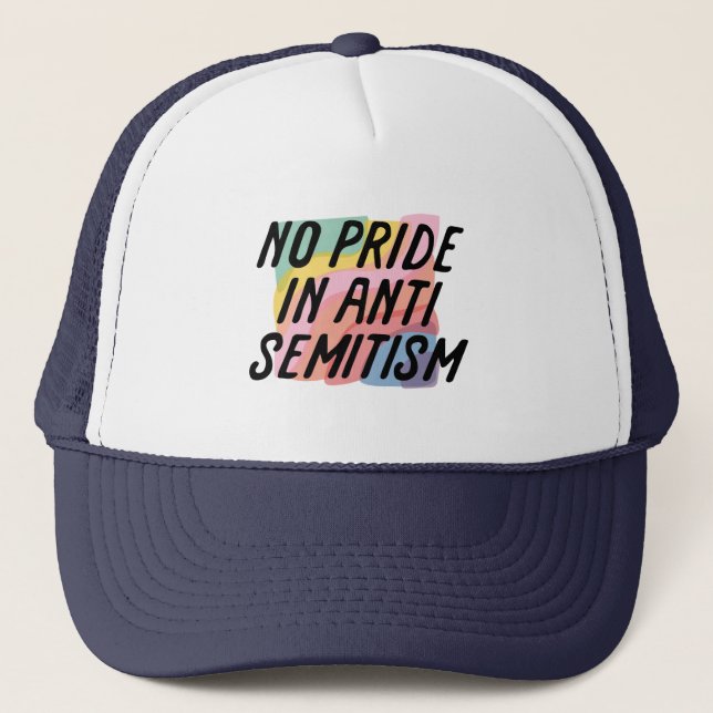 Casquette QAA Pas De Fierté Dans L'Antisemitisme Haine (Devant)