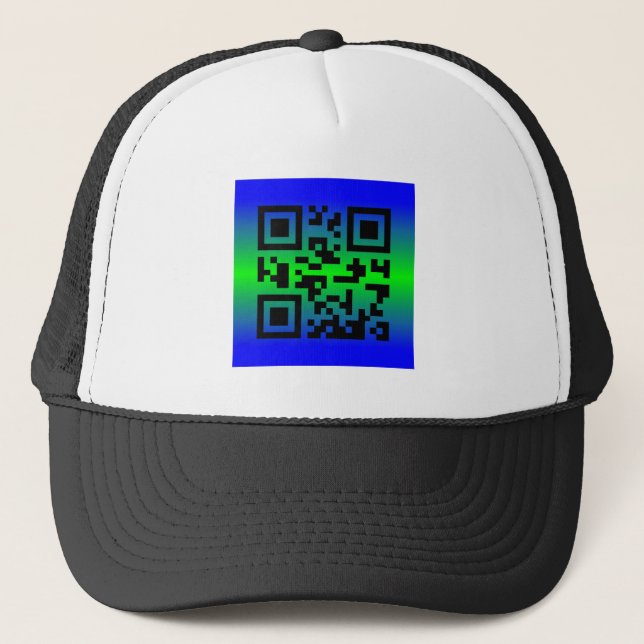 Casquette QR Code® Dit : AVEZ UNE GRANDE SEMAINE (Devant)
