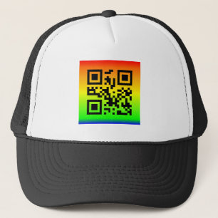 Casquette QR Code® dit : BONHEUR