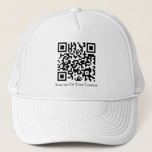Casquette QR personnalisé - Ajoutez votre QR et votre conten