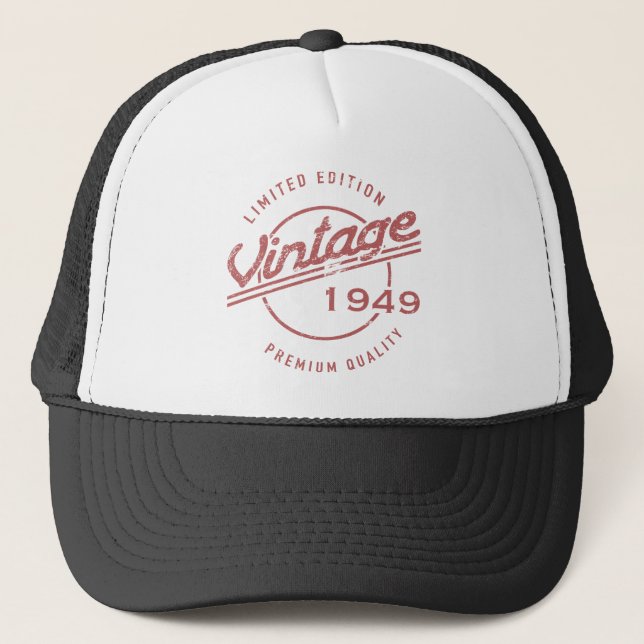 Casquette Qualité Premium d'anniversaire 1949 (Devant)