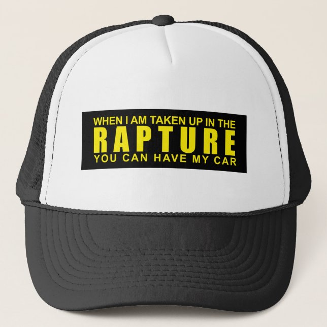 Casquette Quand je suis pris dans l'enchantement… (Devant)
