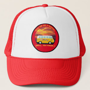 Casquette QUAND LE PANIER EST EN ROCKING... drôle de vanlife