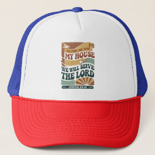 Casquette Quant à moi et ma maison" Bible Verse design