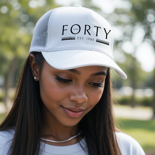 Casquette Quarante ans 40e anniversaire (Créateur téléchargé)