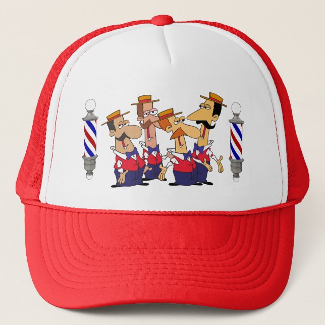 Casquette Quartet de raseur-coiffeur (Devant)