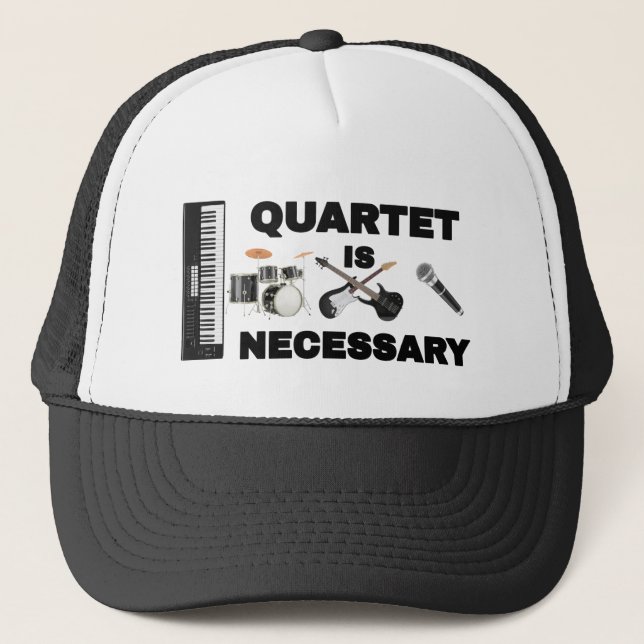 CASQUETTE QUARTET EST NÉCESSAIRE (Devant)