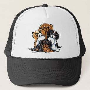 Casquette Quatre épagneuls cavaliers du Roi Charles