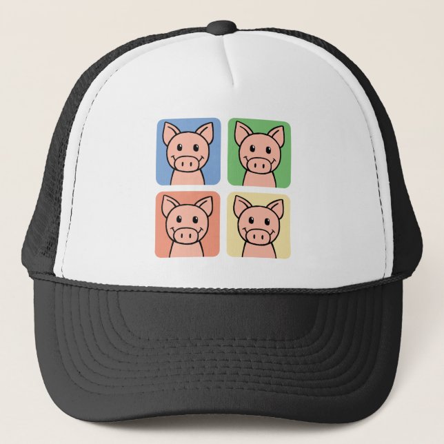 Casquette Quatre porcs (Devant)