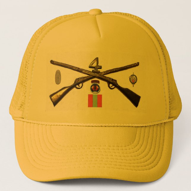 Casquette Quatrièmes fusils de croix de régiment (Devant)