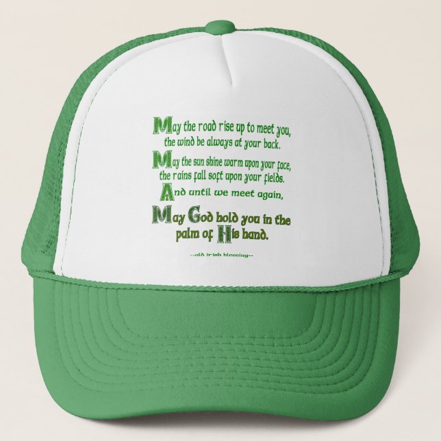 Casquette Que la route monte pour vous rencontrer (Devant)