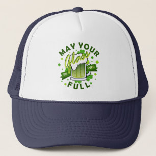Casquette Que Votre Verre Soit Plein Bière Verte St. Patrick